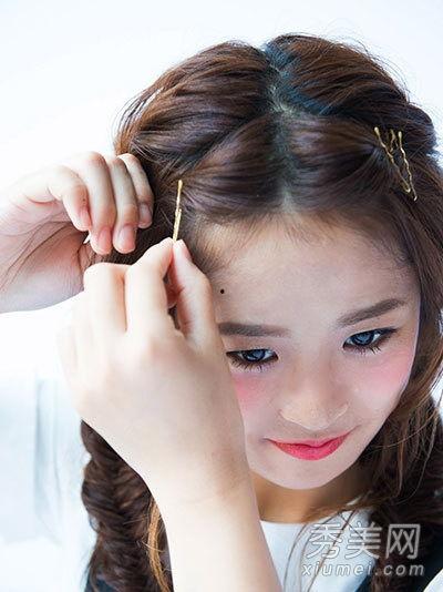 女明星编发图片